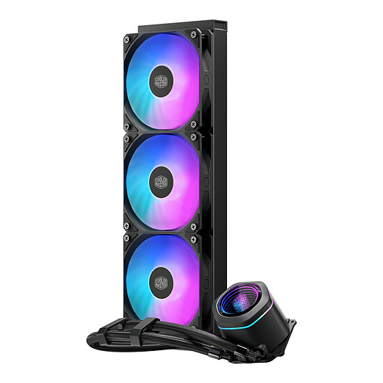 Watercooling AIO Cooler Master MasterLiquid 360 Core Nex Noir - Autre vue
