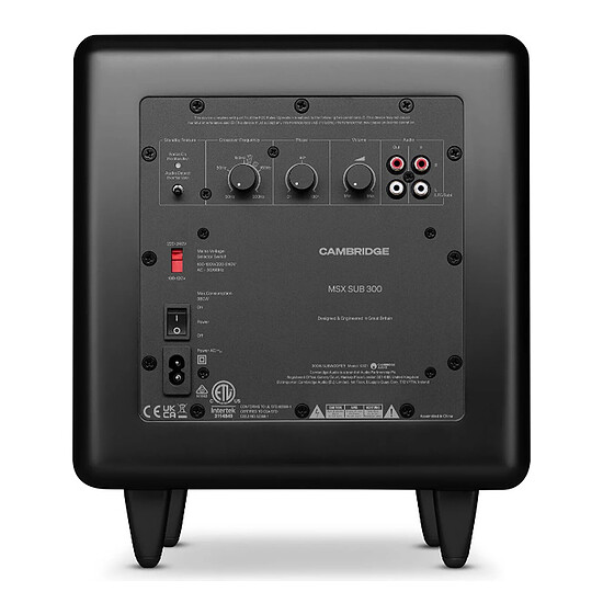 Subwoofer / Caisson de basses Cambridge Audio MSX Sub 300 Noir - Autre vue