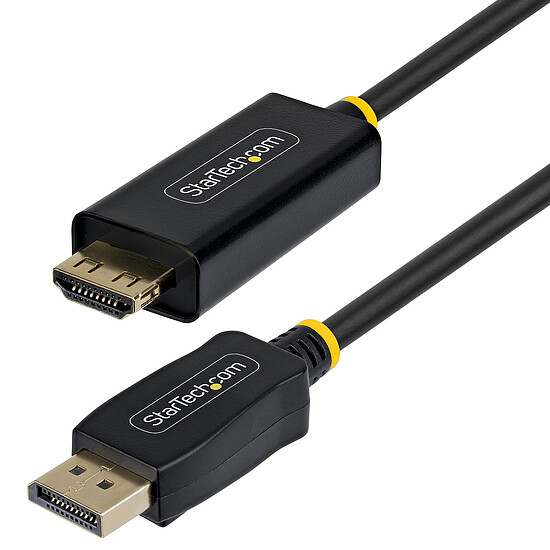 Câble DisplayPort StarTech.com Câble DisplayPort 1.4 vers HDMI 4K 60Hz - 3 m - Autre vue