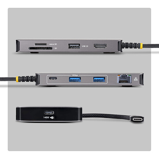 Hub USB StarTech.com 305B-USBC-MULTIPORT - Autre vue