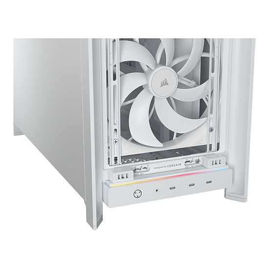 Boîtier PC Corsair Frame 5000D Workstation Blanc - Autre vue
