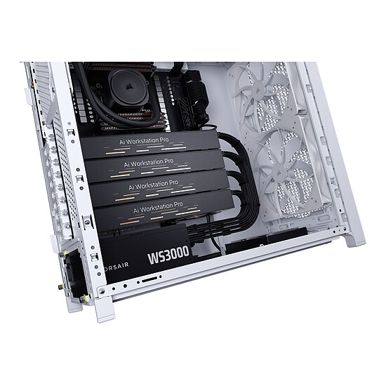 Boîtier PC Corsair Frame 5000D Workstation Blanc - Autre vue