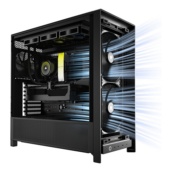 Boîtier PC Corsair Frame 5000D Wood RS Noir/Bois - Autre vue