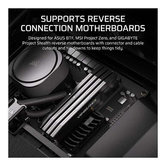 Boîtier PC Corsair Frame 5000D Wood RS Noir/Bois - Autre vue