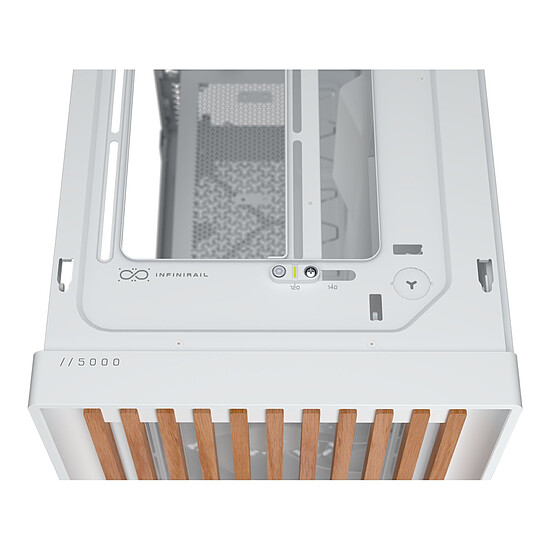 Boîtier PC Corsair Frame 5000D Wood RS Blanc/Bois - Autre vue