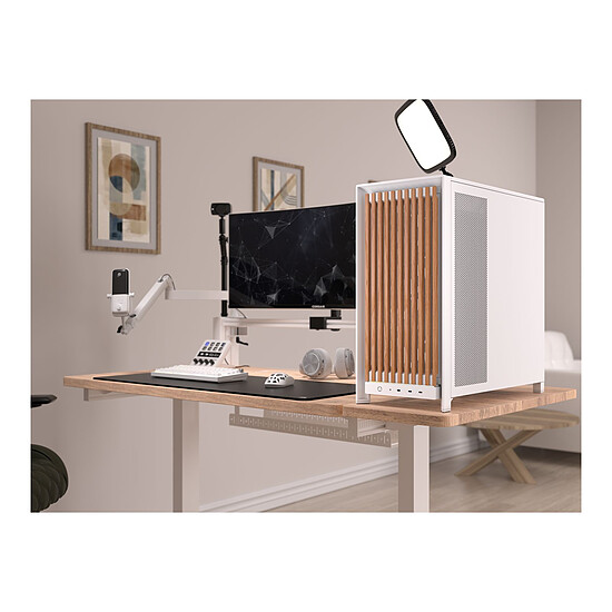 Boîtier PC Corsair Frame 5000D Wood RS Blanc/Bois - Autre vue