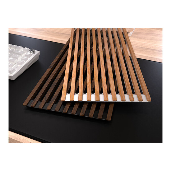 Boîtier PC Corsair Frame 5000D Wood RS Blanc/Bois - Autre vue