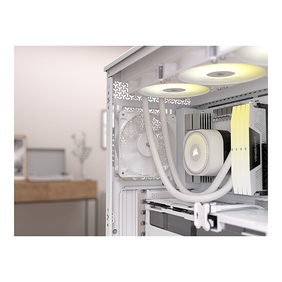 Boîtier PC Corsair Frame 5000D Wood RS Blanc/Bois - Autre vue