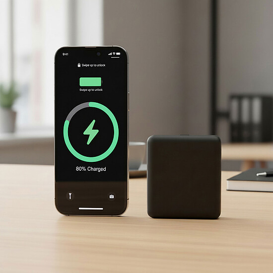 Batterie et powerbank Akashi Batterie de Secours 22.5W Charge Rapide 10000 mAh - Noir - Autre vue