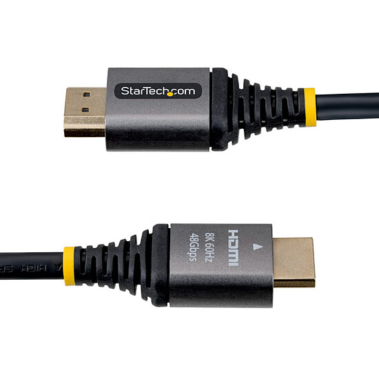 Câble HDMI StarTech.com Câble HDMI 2.1 haut débit certifié 48Gbps 8K 60Hz / 4K 120 Hz de 0.3 m - Autre vue