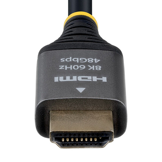 Câble HDMI StarTech.com Câble HDMI 2.1 haut débit certifié 48Gbps 8K 60Hz / 4K 120 Hz de 0.3 m - Autre vue