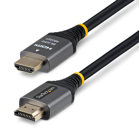Câble HDMI StarTech.com Câble HDMI 2.1 haut débit certifié 48Gbps 8K 60Hz / 4K 120 Hz de 0.3 m - Autre vue