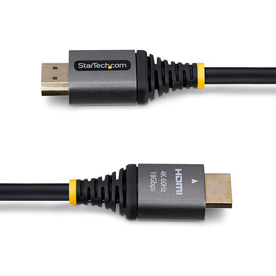 Câble HDMI StarTech.com Câble HDMI 2.0 haut débit certifié 18Gbps 4K 60Hz de 1.5 m - Autre vue
