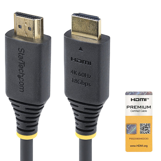 Câble HDMI StarTech.com Câble HDMI Haut Débit Certifié Premium 2.4 m - Autre vue