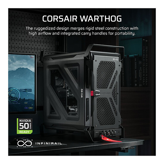Boîtier PC Corsair Warthog Noir - Autre vue