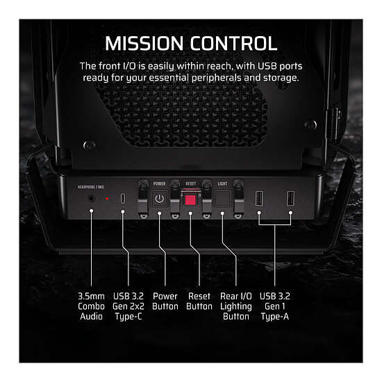 Boîtier PC Corsair Warthog RS Noir  - Autre vue
