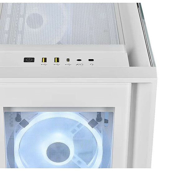 Boîtier PC Corsair iCUE 5000X RGB QL Edition Blanc - Autre vue