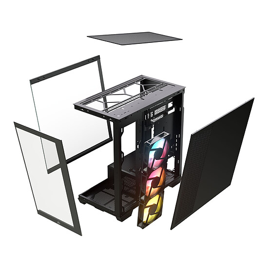 Boîtier PC Corsair 2800X RS-R ARGB - Noir - Autre vue