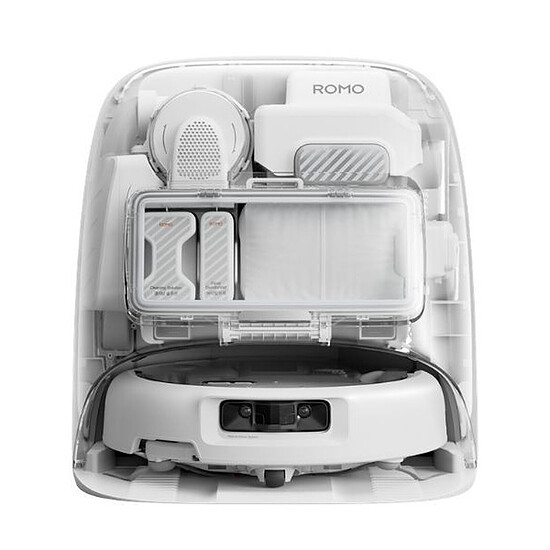 Robot et aspirateur DJI Romo P2 Transparent - Autre vue