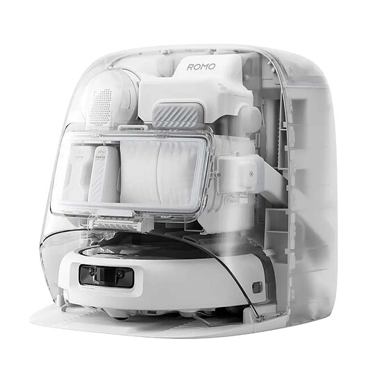 Robot et aspirateur DJI Romo P2 Transparent - Autre vue