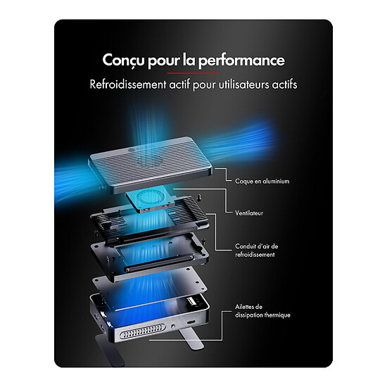 Boîtier disque dur ICY BOX IB-RD2818DK-40G - Autre vue