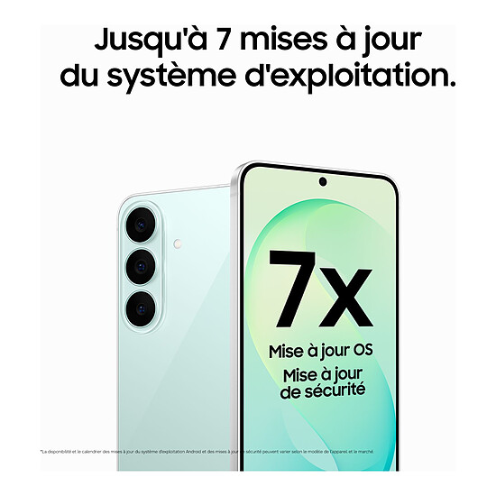 Smartphone Samsung Galaxy S26 FE Vert d'eau - 256 Go  - Autre vue