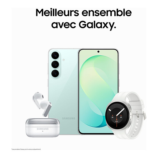 Smartphone Samsung Galaxy S26 FE Vert d'eau - 256 Go  - Autre vue