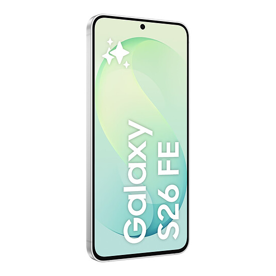 Smartphone Samsung Galaxy S26 FE Vert d'eau - 128 Go - Autre vue