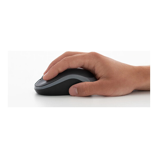 Souris PC Logitech M185 - Bleu - Autre vue