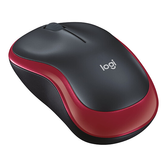 Souris PC Logitech M185 - Rouge - Autre vue