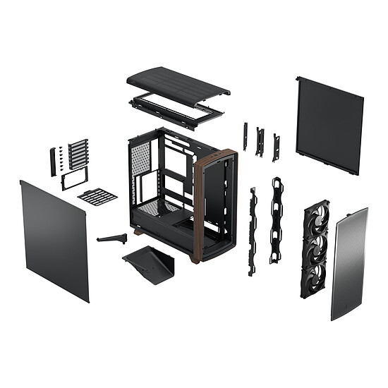 Boîtier PC Fractal Summit Solid - Noir - Autre vue