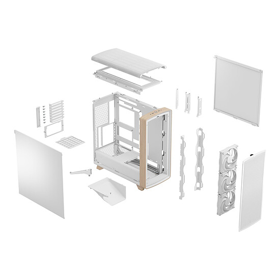 Boîtier PC Fractal Summit Solid - Blanc - Autre vue