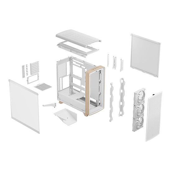Boîtier PC Fractal Summit TG - Blanc - Autre vue