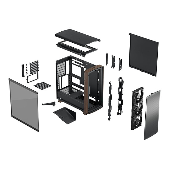 Boîtier PC Fractal Summit TG - Noir - Autre vue