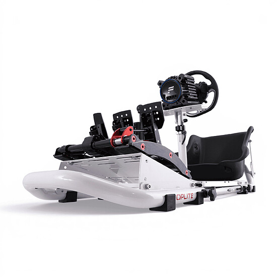 Cockpit / Siège de simracing OPLITE NitroKart V2  - Blanc - Autre vue