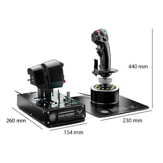 Hotas Thrustmaster HOTAS WARTHOG MKII - Autre vue