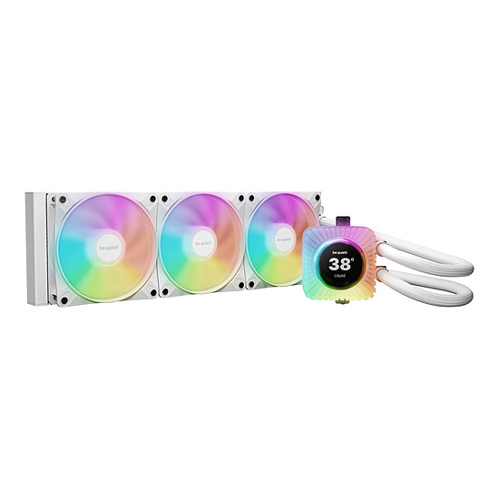 Watercooling AIO be quiet! Light Loop IO LCD 360 mm Blanc - Autre vue