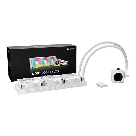 Watercooling AIO be quiet! Light Loop IO LCD 360 mm Blanc - Autre vue