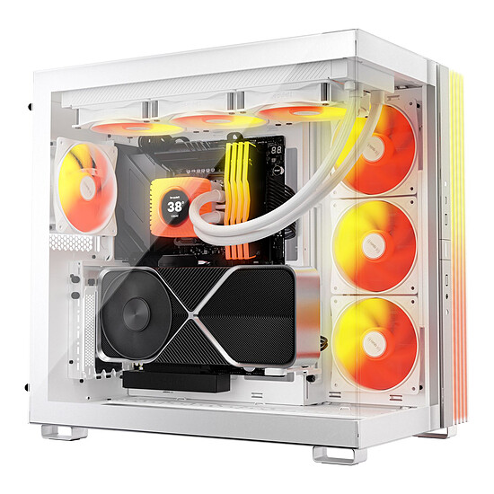 Watercooling AIO be quiet! Light Loop IO LCD 360 mm Blanc - Autre vue