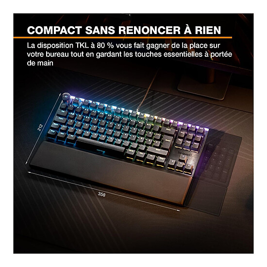 Clavier PC be quiet! Light Mount TKL Silent Linear - Autre vue