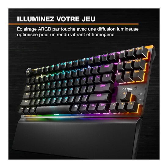 Clavier PC be quiet! Light Mount TKL Silent Tactile - Autre vue