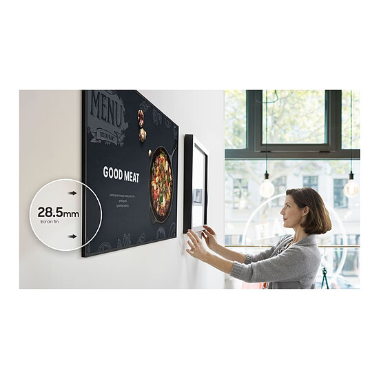 Écran dynamique Samsung 32" LED QM32C - Autre vue