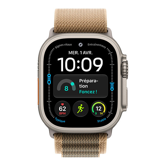Montre connectée Apple Watch Ultra 4 GPS + Cellular 49 mm Titane naturel Boucle Alpine Désert M - Autre vue