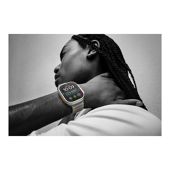 Montre connectée Apple Watch Ultra 4 GPS + Cellular 49 mm Titane naturel Boucle Alpine Désert L - Autre vue