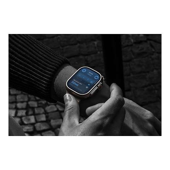 Montre connectée Apple Watch Ultra 4 GPS + Cellular 49 mm Titane naturel Boucle Trail Sable S/M - Autre vue