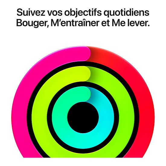 Montre connectée Apple Watch SE 3 GPS + Cellular 44 mm Aluminium Lumière Stellaire Bracelet Sport Sable S/M - Autre vue