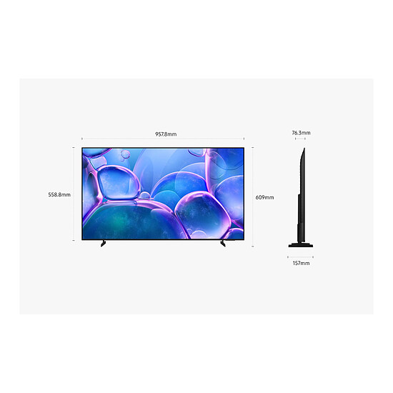 TV Samsung TU43U7025F - TV LED 4K UHD HDR - 108 cm - Autre vue