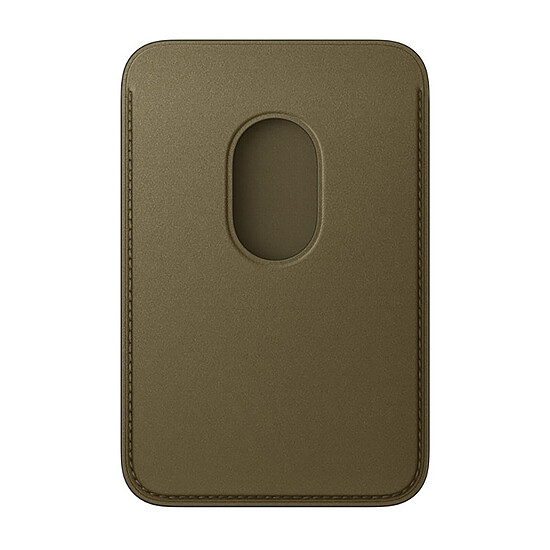 Coque et housse Apple FineWoven Wallet with MagSafe Olive sombre pour Apple iPhone - Autre vue