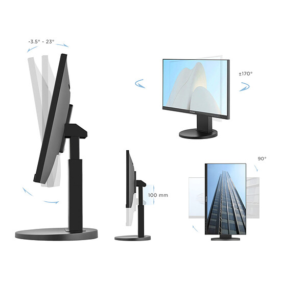 Écran PC ViewSonic 21.5" LED - VG2208A - Autre vue