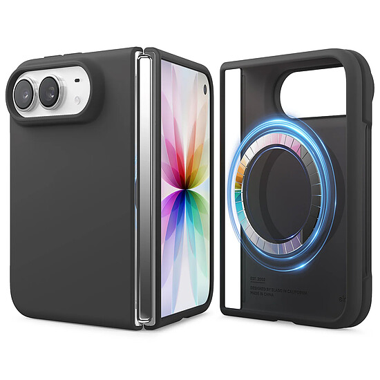 Coque et housse Elago Coque en silicone MagSafe pour iPhone Duo Noir - Autre vue